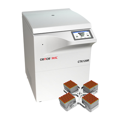 Банк крови Cence центрифугует низкоскоростное автоматическое расчехляя CTK120R для 120 Vacutainers
