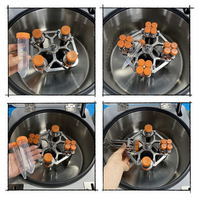 Настольная низкоскоростная центрифуга L500-A 16x15 мл 5000 об/мин 4030xg