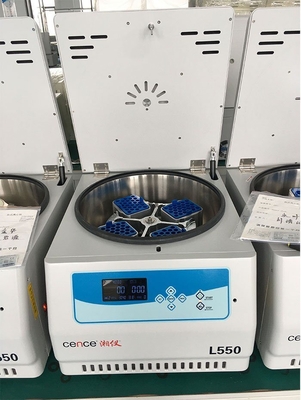 Cence L550 Низкоскоростная центрифуга 5500 об/мин, вместимость 4x500 мл