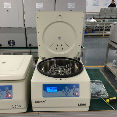 L500 Низкоскоростная центрифуга 5000 об/мин, вместимость 16x15 мл