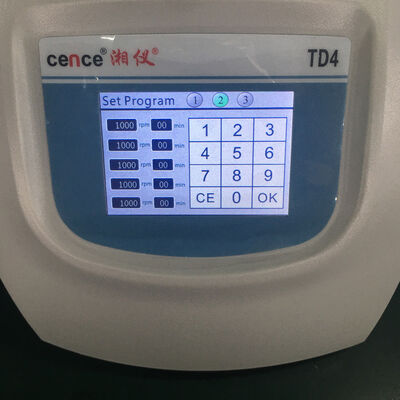 Центрифуга CENCE TD4 PRP с 4000 оборотов в минуту, конструкция из пластика ABS и емкость ротора 8x15 мл для лабораторного использования