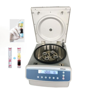 PRP Centrifuge with 5000rpm Max Speed, 3555xg Max RCF, and LCD Display for Clinical Medicine