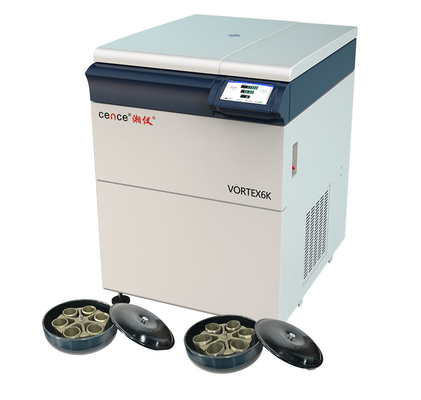 низкоскоростная refrigerated центрифуга 6000r/min с ротором качания 6*1000ml